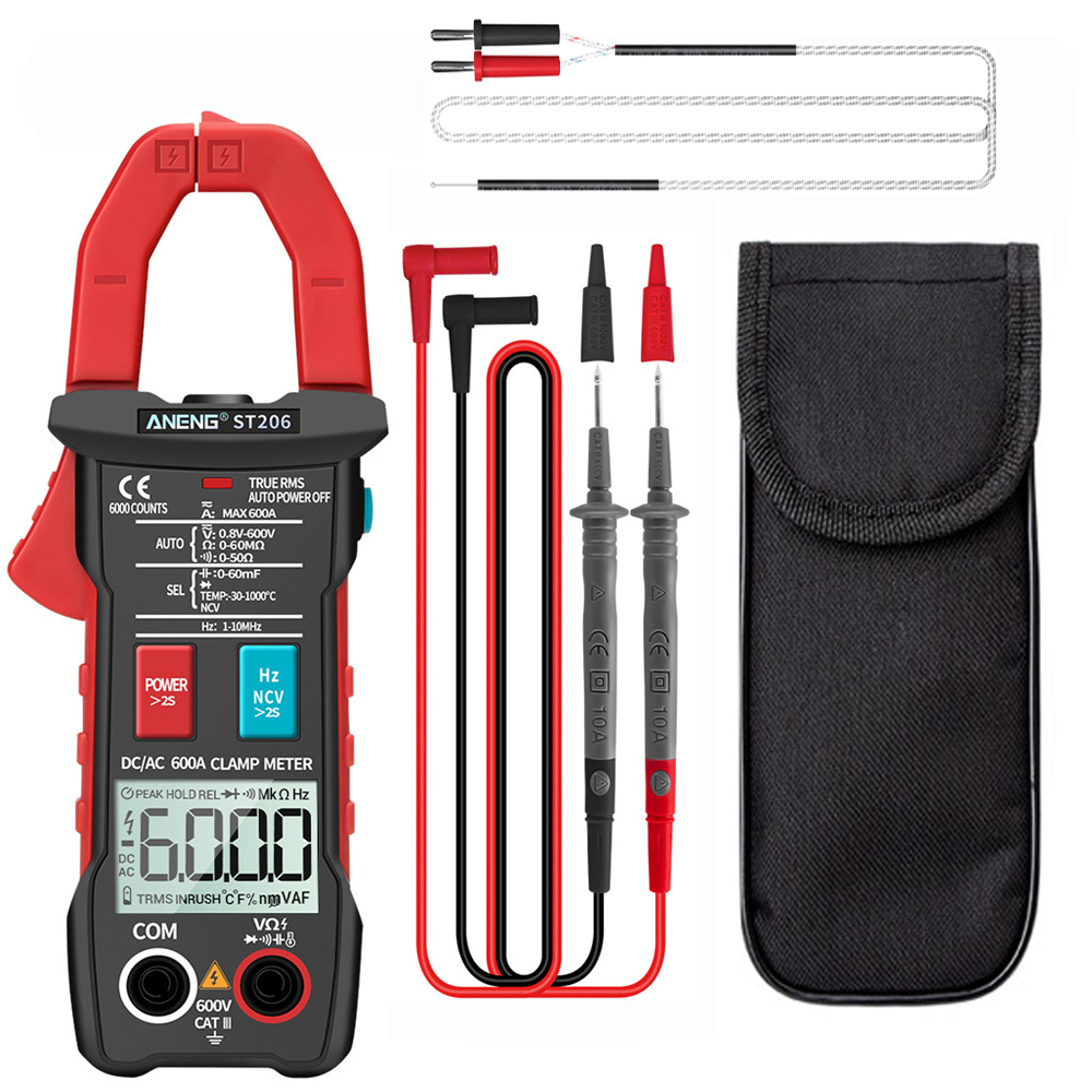 AC\DC ANENG ST206 Digital Clamp Meter Multimeter