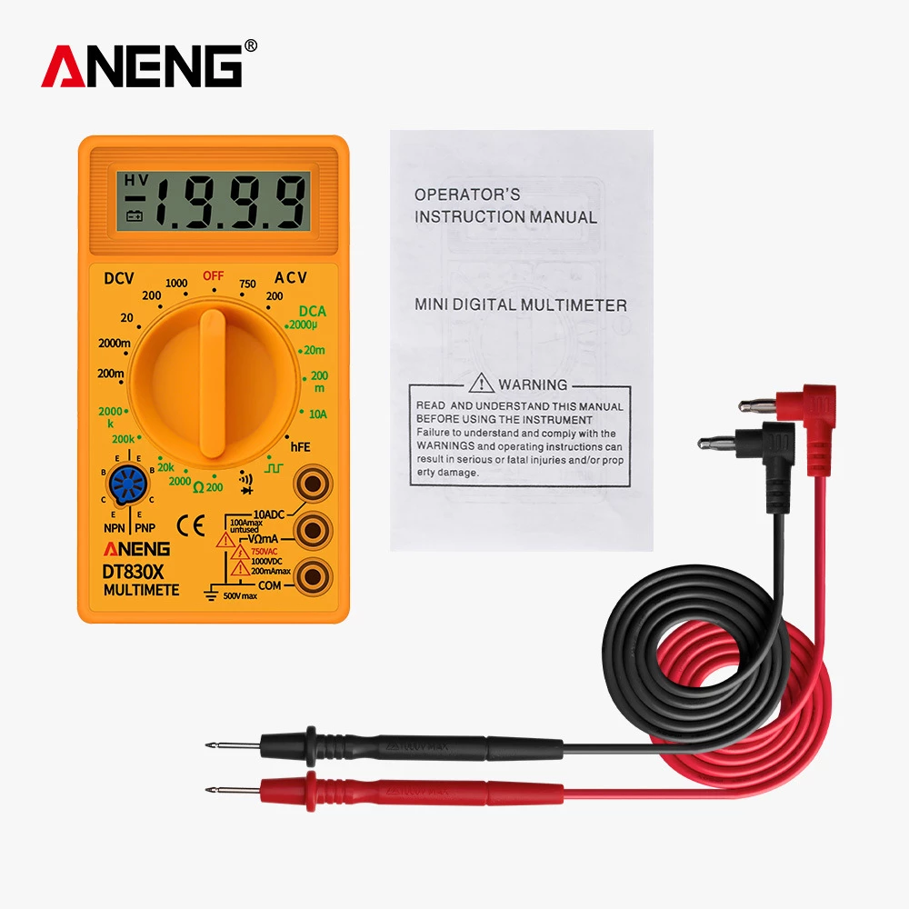 ANENG DT830X LCD Digital Multimeter