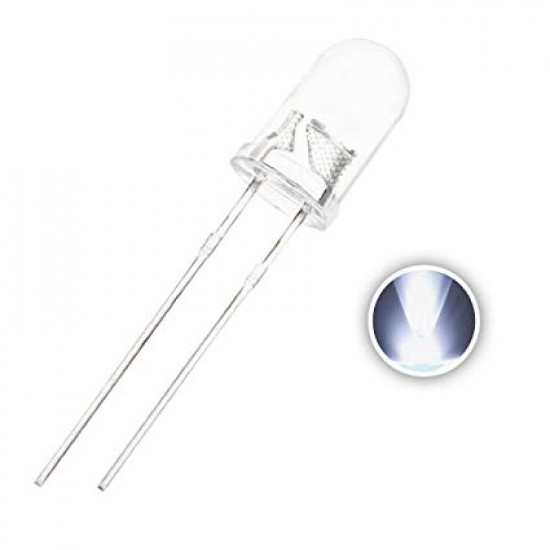 1pcs - 28mm Leg LED 5MM white
