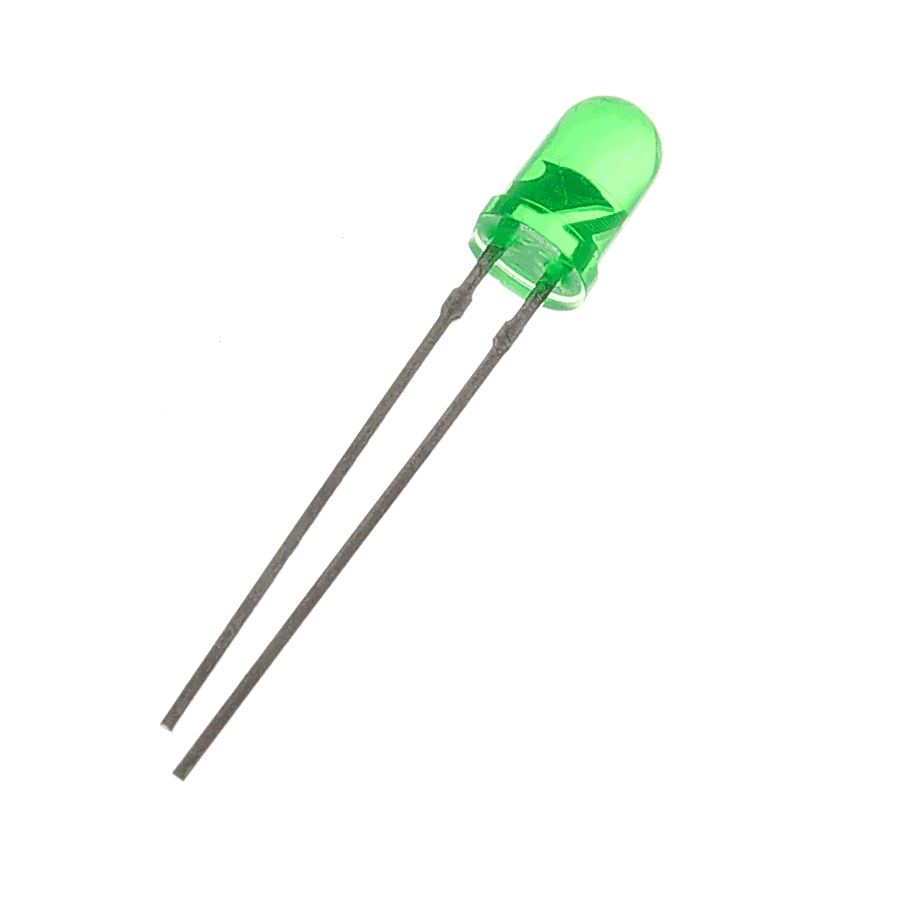 28mm Leg LED 5MM Green
