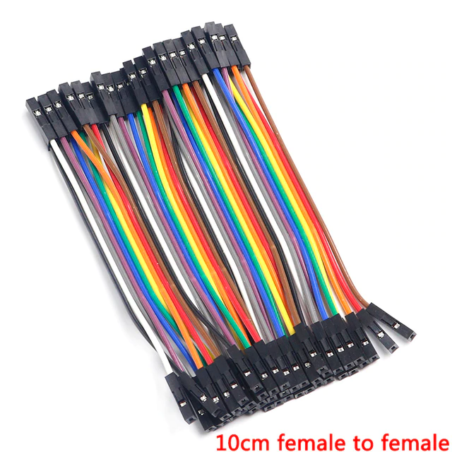Female to Female Dupont Line 40 Pin 10cm