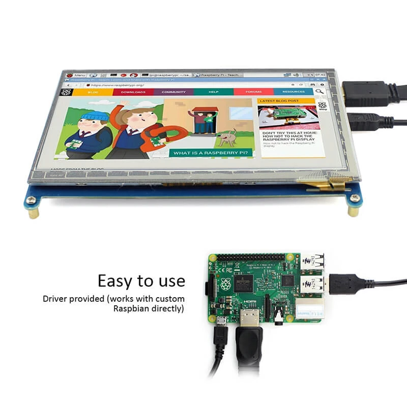 Raspberry Pi B/B+ 7 inch Touch Screen - Image 3