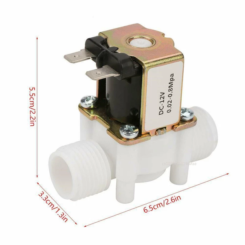 Electric Solenoid Water Valve 1/2 inch
