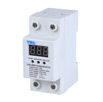 Single Phase Over and Under Voltage Protector with Voltage Meter 40A 63A - Image 3