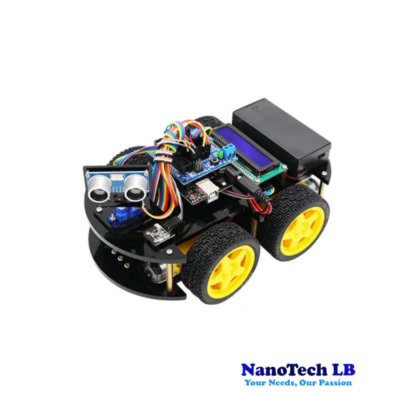 Multi-Functional 4WD Robot Car Chassis Kit Based on Arduino - Image 3