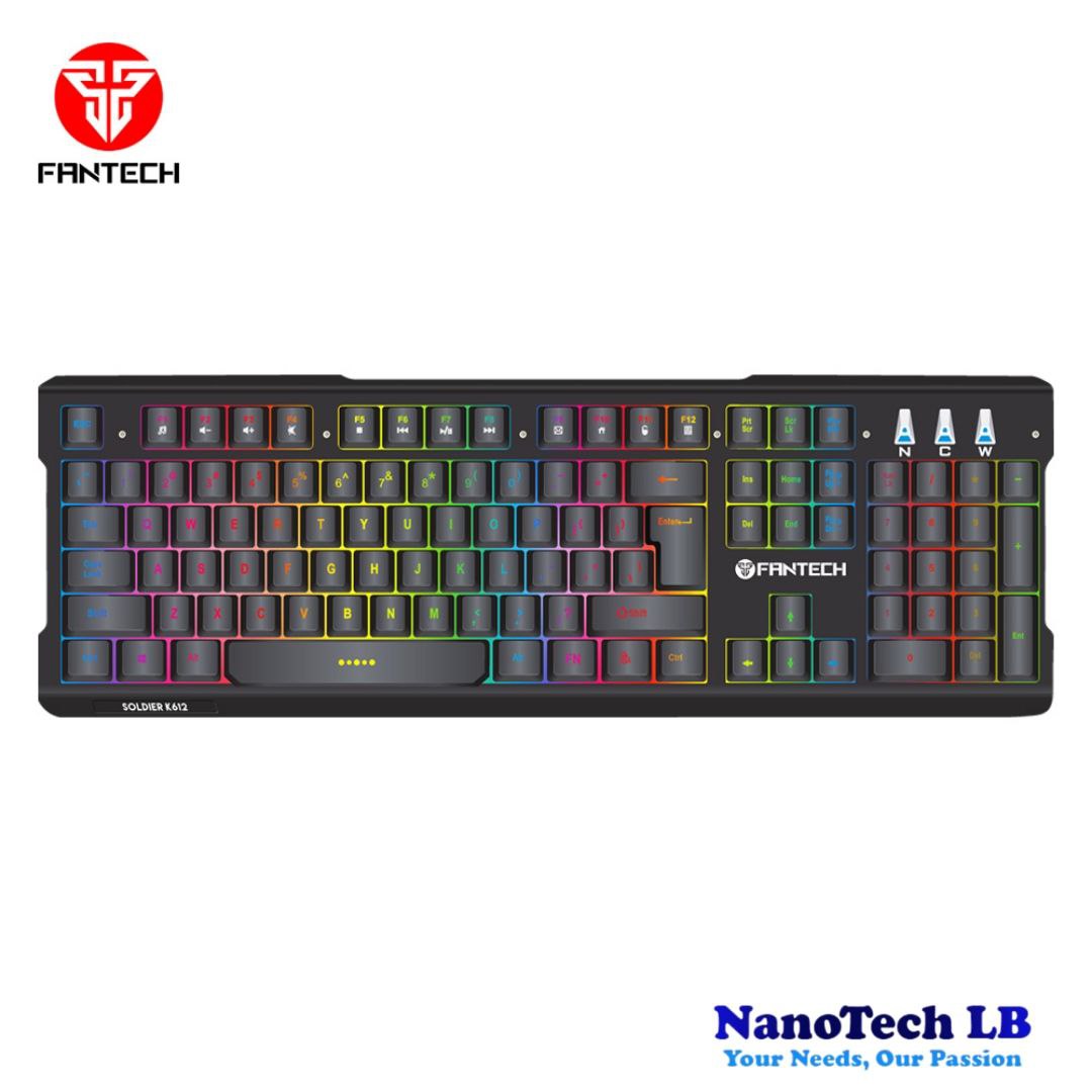 FANTECH K612 SOLDIER RGB FEEL MECHANICAL GAMING KB