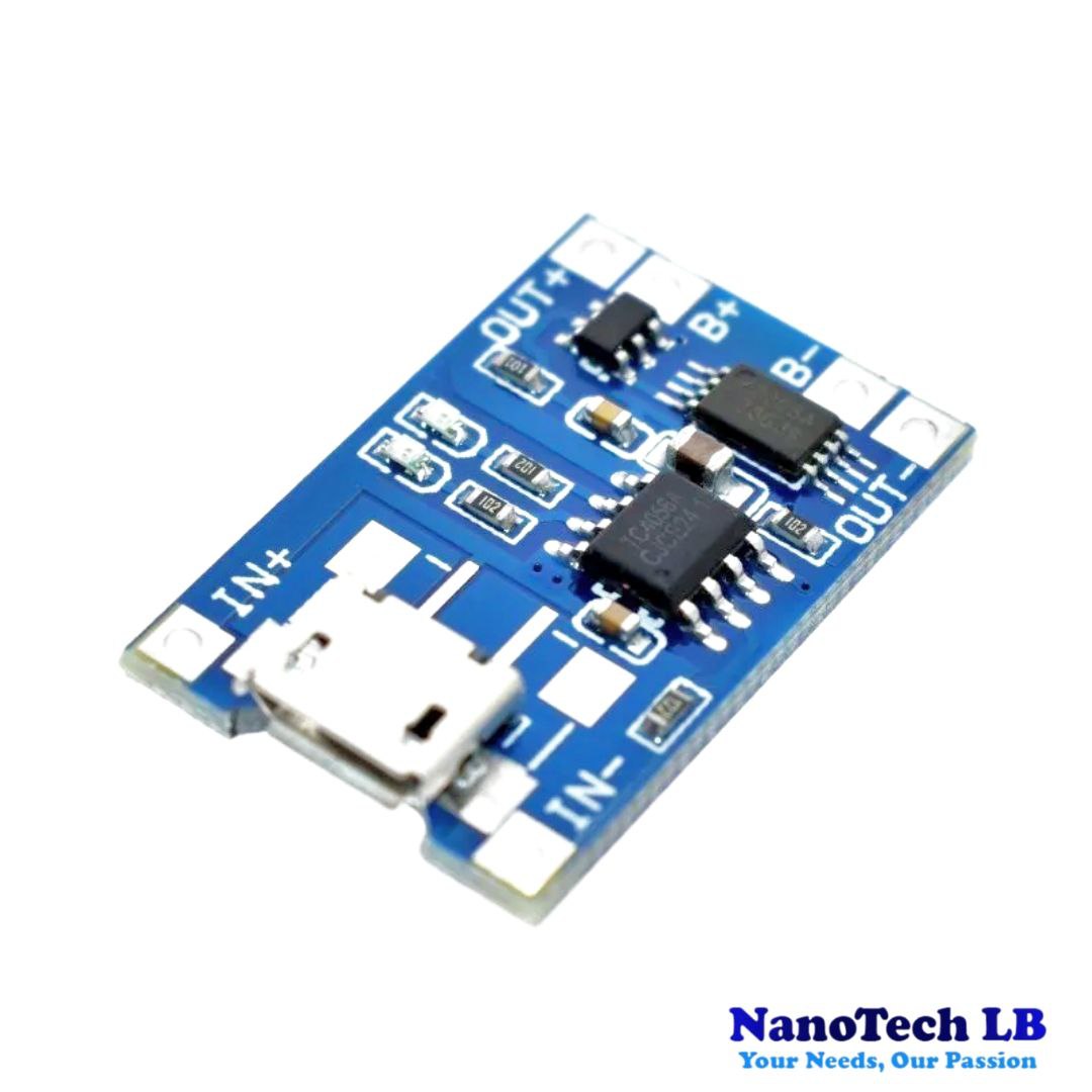 TP4056 1A 18650 Lithium Battery Charger Micro USB