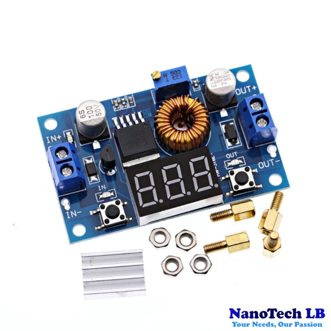 5A XL4015 DC DC Converter Step Down Adjustable 4.0-38V To 1.25V-36V