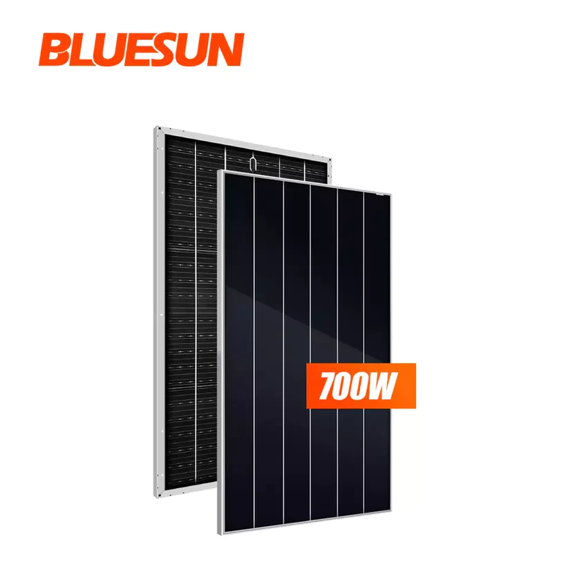 Bifacial Bluesun HJT N-Types 700W Solar Panel