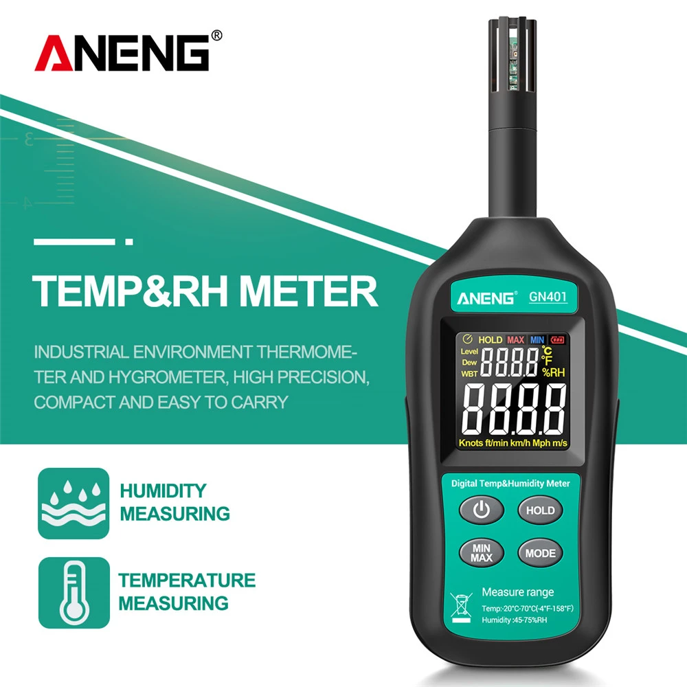 ANENG GN401 Mini Temperature Humidity Meter - Image 4