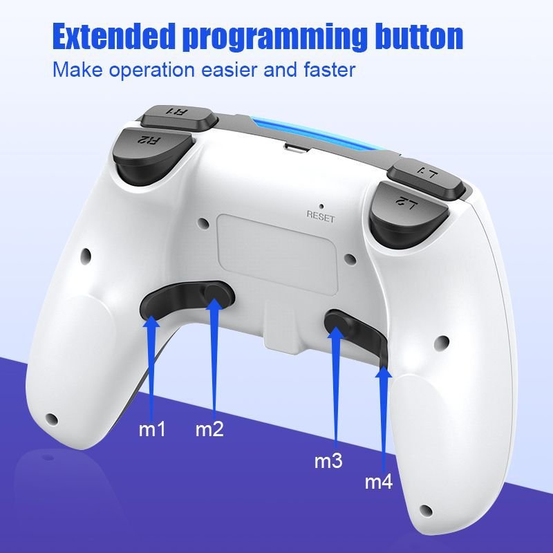 P02 Bluetooth 4.0 Wireless Controller Gamepad for PS4 PC Android Phone - Image 5
