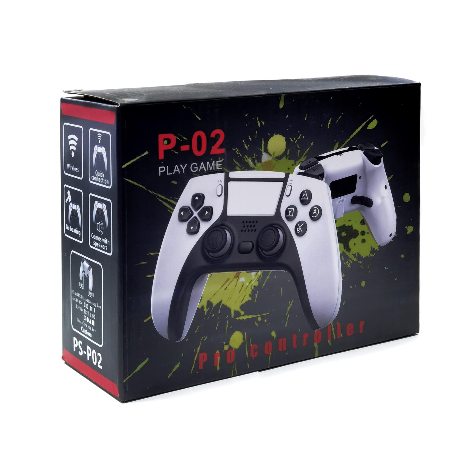 P02 Bluetooth 4.0 Wireless Controller Gamepad for PS4 PC Android Phone - Image 6