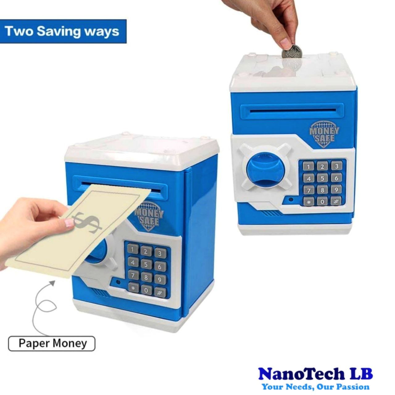 BANKNOTES ELECTRONIC MINI MONEY SAFE BOX FOR KIDS - Image 4