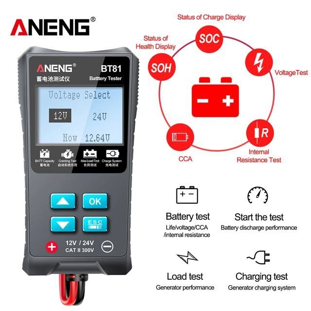 ANENG BT81 Car Battery Tester - Image 3