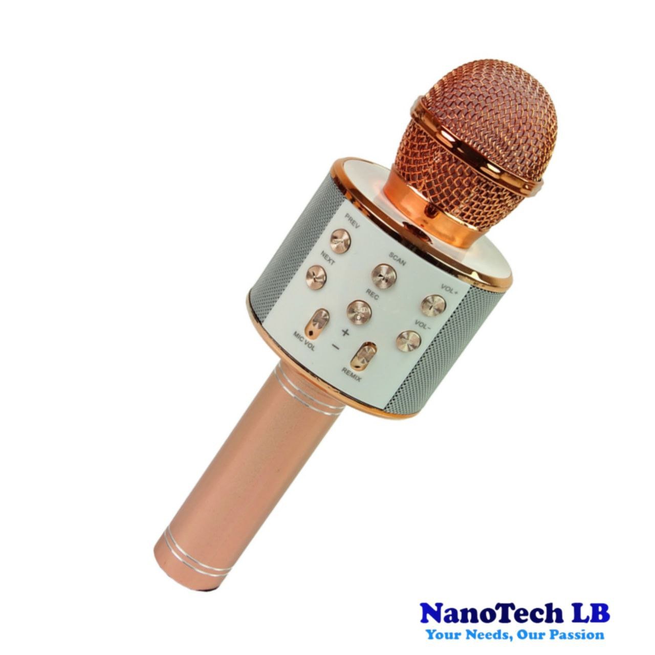 WS-858 Wireless Karaoke Microphone Bluetooth Handheld Portable - Image 3