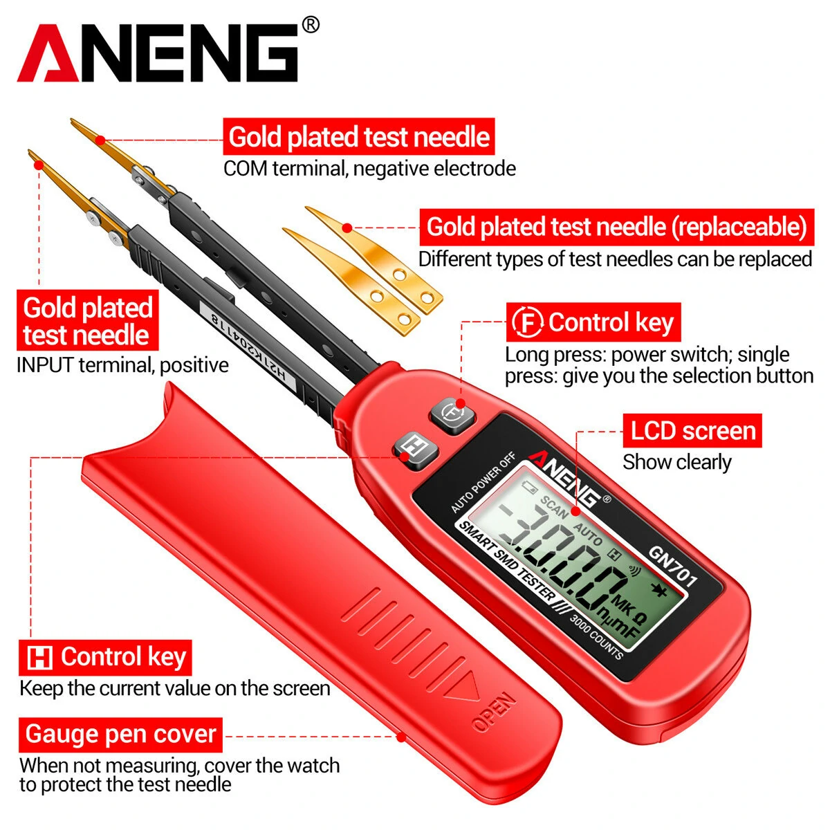 ANENG GN701 SMD Tester - Image 4