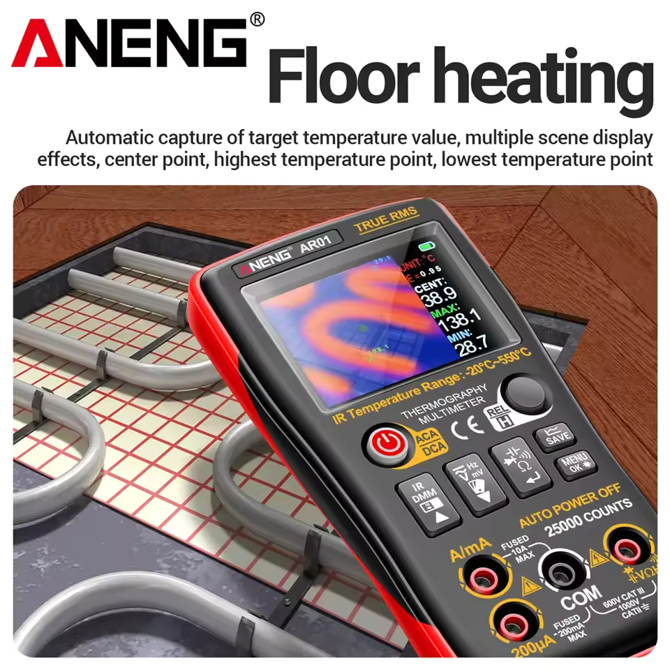 Thermal Imager Multimeter with IR Camera ANENG AR01 - Image 3